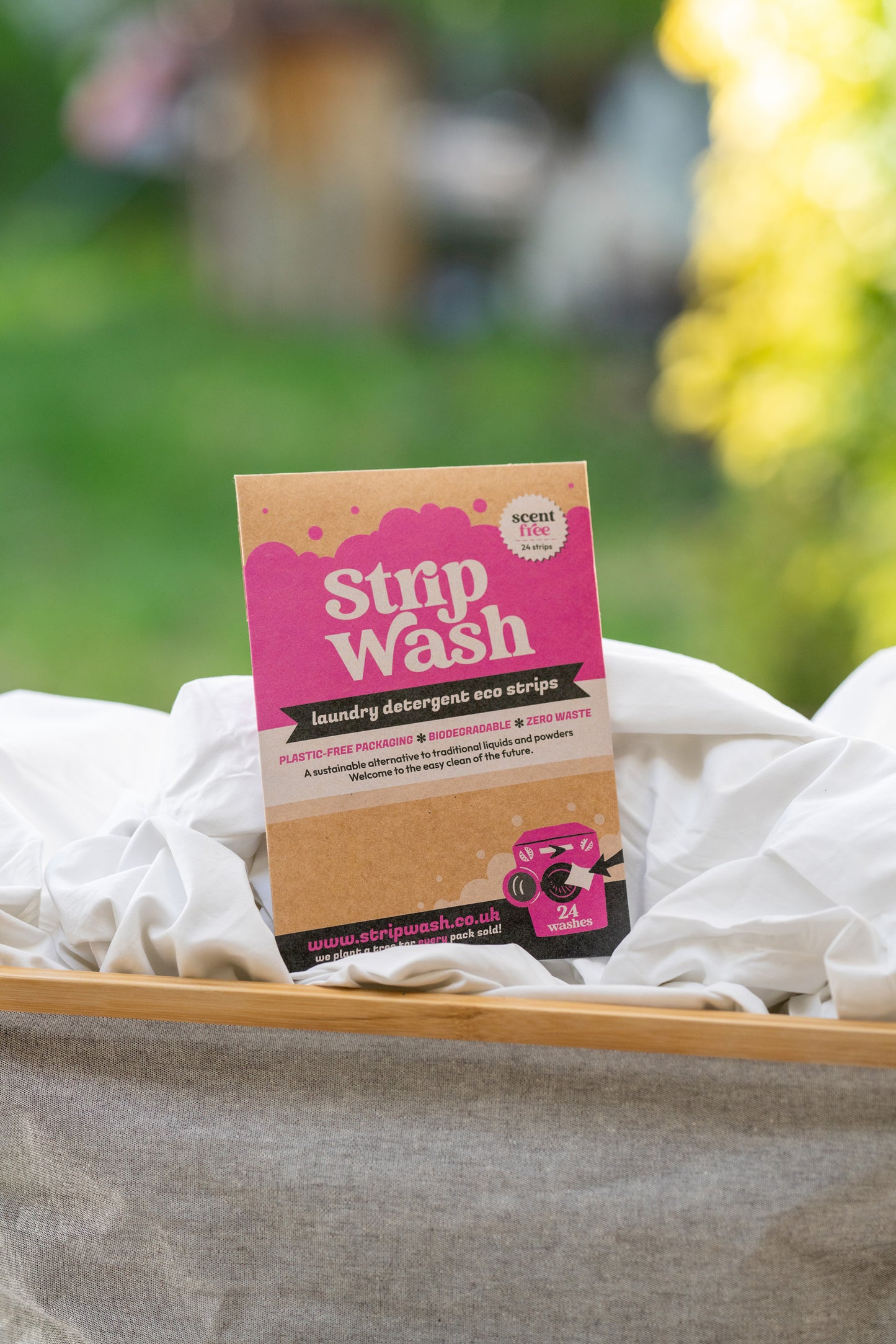 Strip Wash Plastic Free Laundry Detergent Eco Strips - 24 Strips UNSCENTED