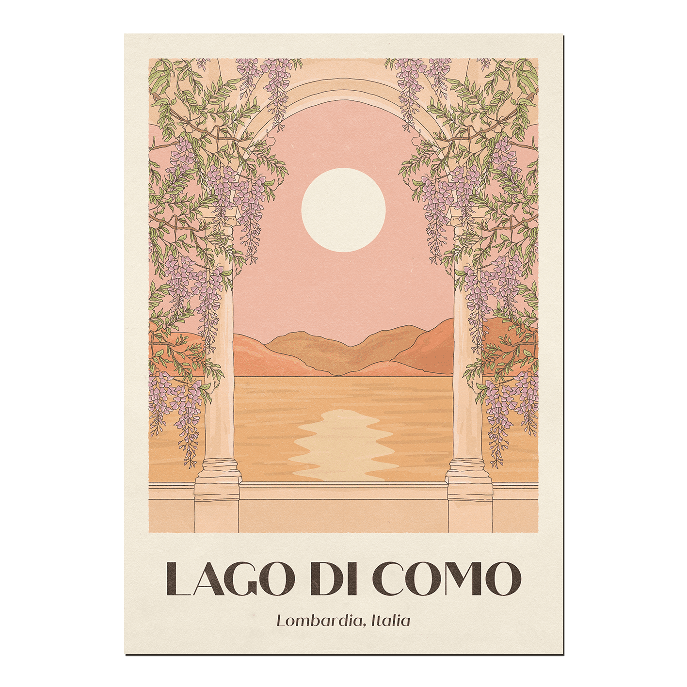 Cai & Jo Lago Di Como Print FSC Recycled Paper - A3