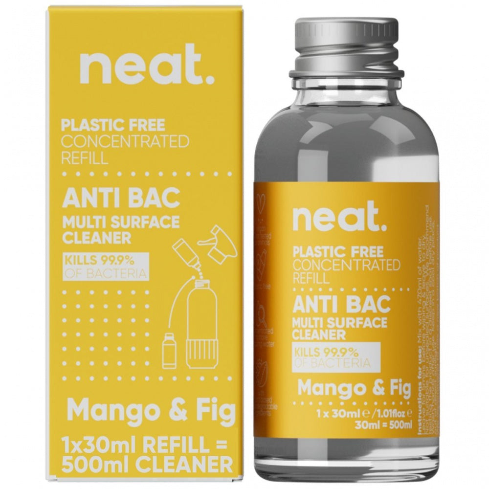 NEAT Anti-Bac Multi Surface Starter Pack - Mango & Fig - Plant Based Cleaning