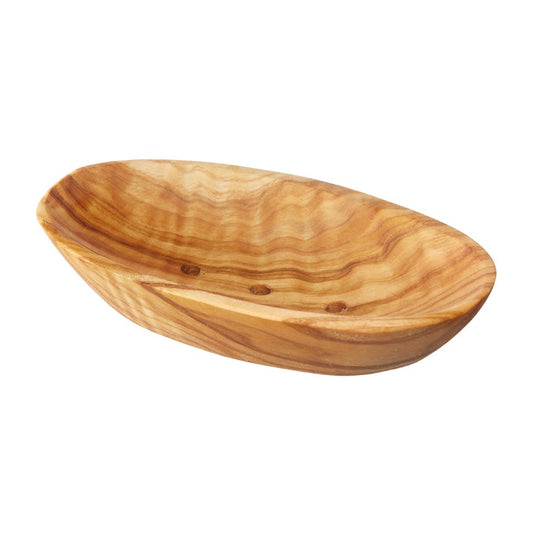 EcoLiving Olive Wood Soap Dish - Oval