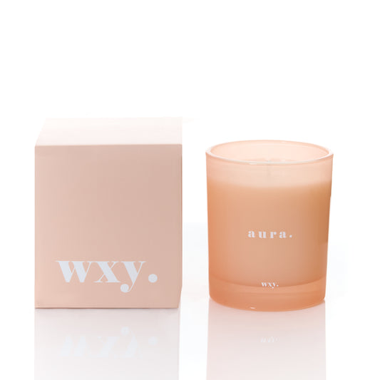 WXY Aura Candle - White Woods & Amber Down 7oz