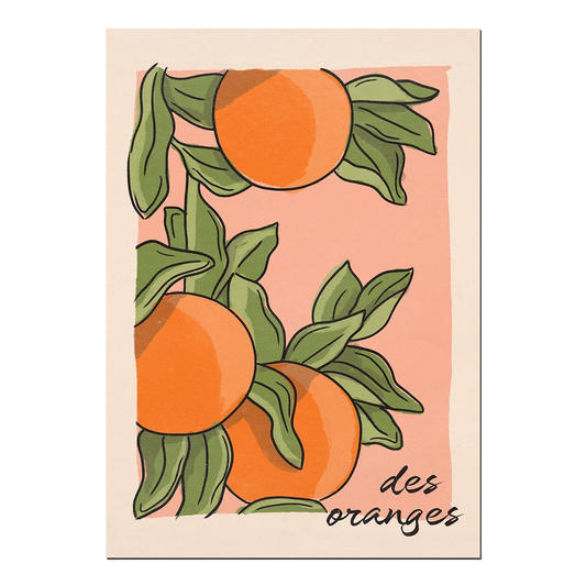 Cai & Jo Des Oranges Print FSC Recycled Paper - A3