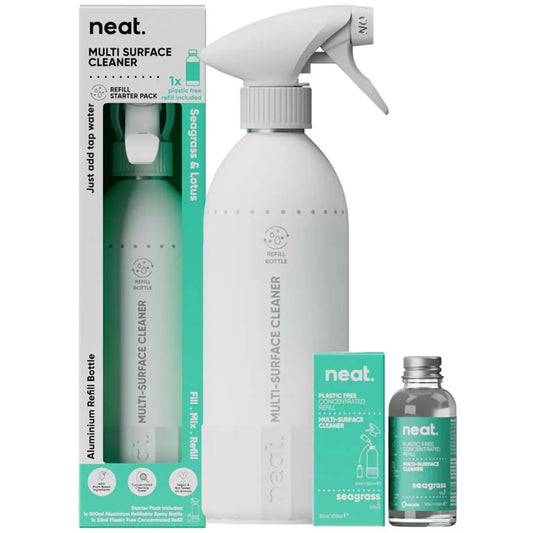 NEAT Multi Surface Starter Pack | Seagrass & Lotus | Plant Based Cleaning