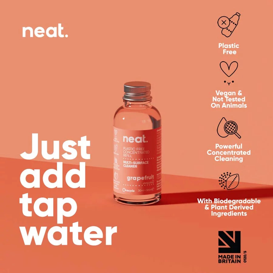 NEAT Multi-Surface Cleaner Concentrated Refill - Grapefruit & Ylang Ylang