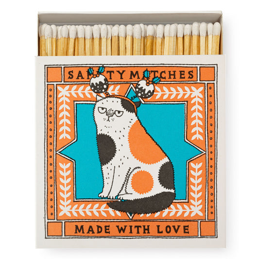 The Archivist Matches Christmas Cat - 100 Non Toxic Matches