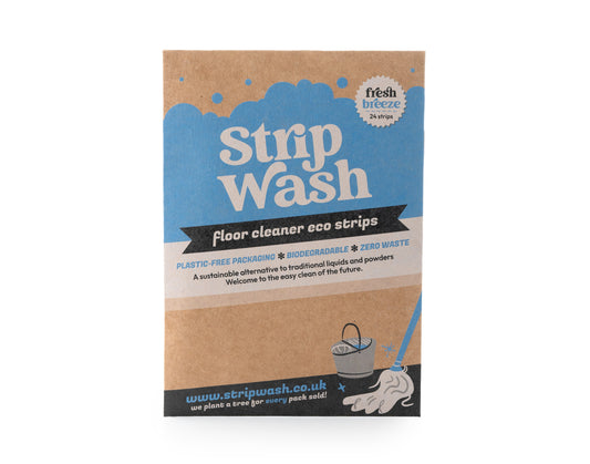 Strip Wash Floor Cleaner Plastic Free Eco Strips - 24 Strips