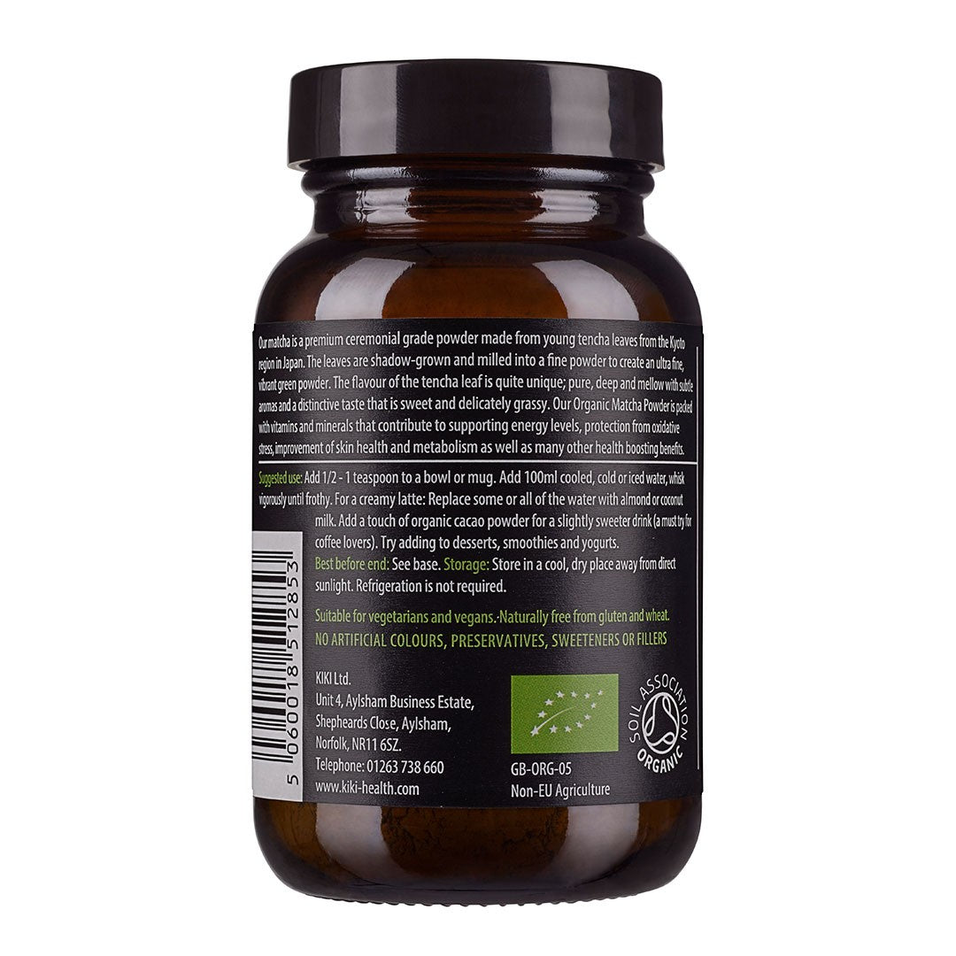 KIKI Health Organic Premium Ceremonial Matcha Powder 30g