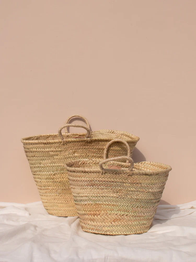 Bohemia Design Small Palm Leaf Market Basket