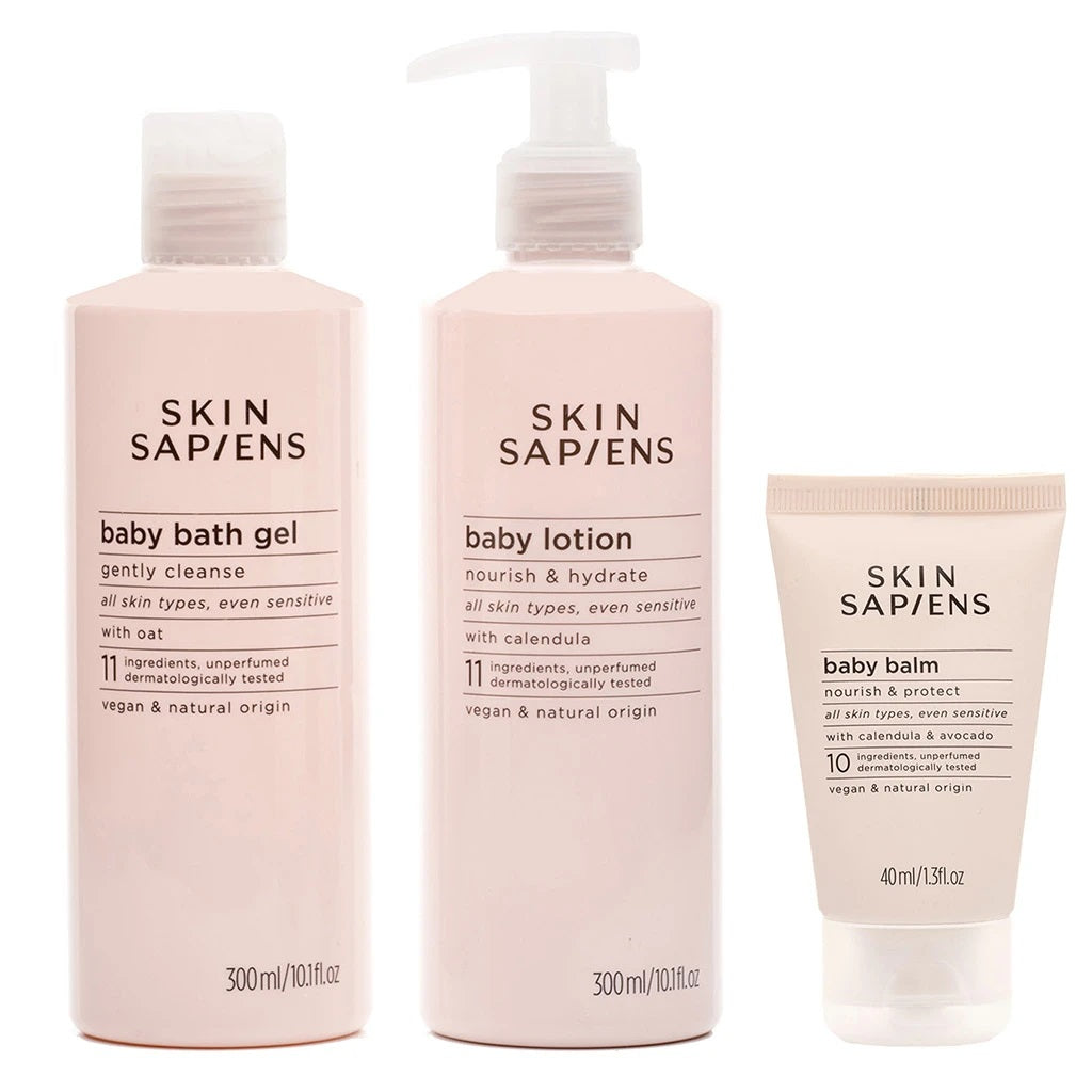 Skin Sapiens Natural Baby Bath Gel 300ml - Vegan & Dermatologically Tested