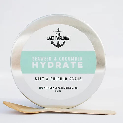 The Salt Parlour HYDRATE Seaweed & Cucumber Body Scrub - Vegan & Natural 200g