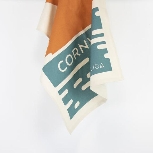 LIGA Organic Cotton Tea Towel - Cornwall Sunshine Design