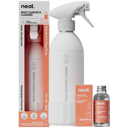 NEAT Multi Surface Starter Pack - Grapefruit & Ylang Ylang - Plant Based Cleaning